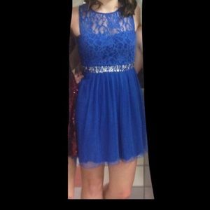 Short Blue Dress
